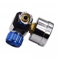 Spray Gun Air Pressure Regulator Kit 1 4 In Npt Regulating Valve For Pneumatic Tools And Hvlp Guns Aluminum Alloy Blue
