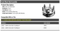 Front Wheel Hub Bering Assembly For 2002-2009 Chevy Trailblazer 4wd Rwd With Abs Brakes
