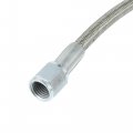 X Autohaux 4an Turbo Oil Feed Line 48 Length Stainless Steel Braided An4 90 Degree Straight Hose End Pressure Remote
