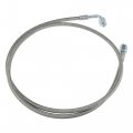 X Autohaux 4an Turbo Oil Feed Line 48 Length Stainless Steel Braided An4 90 Degree Straight Hose End Pressure Remote