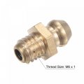 Uxcell Brass Straight Grease Fitting Assortment M6 X 1mm Thread Hydraulic Accessories 10pcs