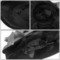 Auto Dynasty Smoked Housing Clear Corner Headlight Lamps Tool Kit Compatible With Corolla 03-08