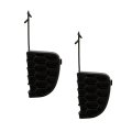 Jeep Renegade 2015-2023 Hitch Cover Driver And Passenger Side Pair Rear Made Of Plastic Textured Black Bezel Replacement For 