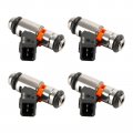 Topteng 4pcs Fuel Injectors 0280158169 For Lancia Y 1996-2003 Fiat Palio 1998-2004 Panda 1991-2004 Punto 1999-2009 Seicento