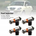 Topteng 4pcs Fuel Injectors 0280158169 For Lancia Y 1996-2003 Fiat Palio 1998-2004 Panda 1991-2004 Punto 1999-2009 Seicento