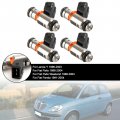 Topteng 4pcs Fuel Injectors 0280158169 For Lancia Y 1996-2003 Fiat Palio 1998-2004 Panda 1991-2004 Punto 1999-2009 Seicento