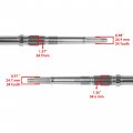 Caltric Rear Axle Shaft Compatible With Honda Trx300 Fourtrax 300 2x4 1992-2000
