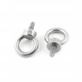 Lifting Eye Bolt M6 Male Thread 304 Stainless Steel For Hanging Pack Of 2 