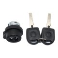 Ignition Lock Cylinder Switch W Keys Shells For Audi A3 2006-2013 Volkswagen Jetta 2004-2018 