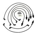 Beck Arnley 175-5779 Premium Ignition Wire Set 