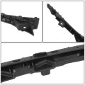 Auto Dynasty Hy1043128 Front Bumper Cover Support Brackets For Elantra 2017-2018 Passenger Right Side Polished Black