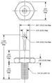 Nte Electronics Nte5990 Silicon Power Rectifier Diode Do-5 Cathode Case 40 Amp Current Rating 400v 