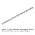 Uxcell 5mm Cutting Dia Cemented Carbide Twist Extra Long Drill Bit With Round Straight Shank For Hardened Steel Stainless 120mm
