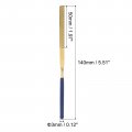 Uxcell Diamond Needle Files 3mm X 140mm Titanium Coated Flat Type File Handles Hand Tool For Metal Wood Stone Marble 4pcs
