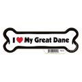 Great Dane Dog Bone Magnet 