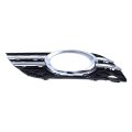 Front Left Right Fog Light Lamp Grille Cover Bumper Trim For Mercedes Benz E320 E350 E550 E63 Amg 2007 2009 Chrome Molding