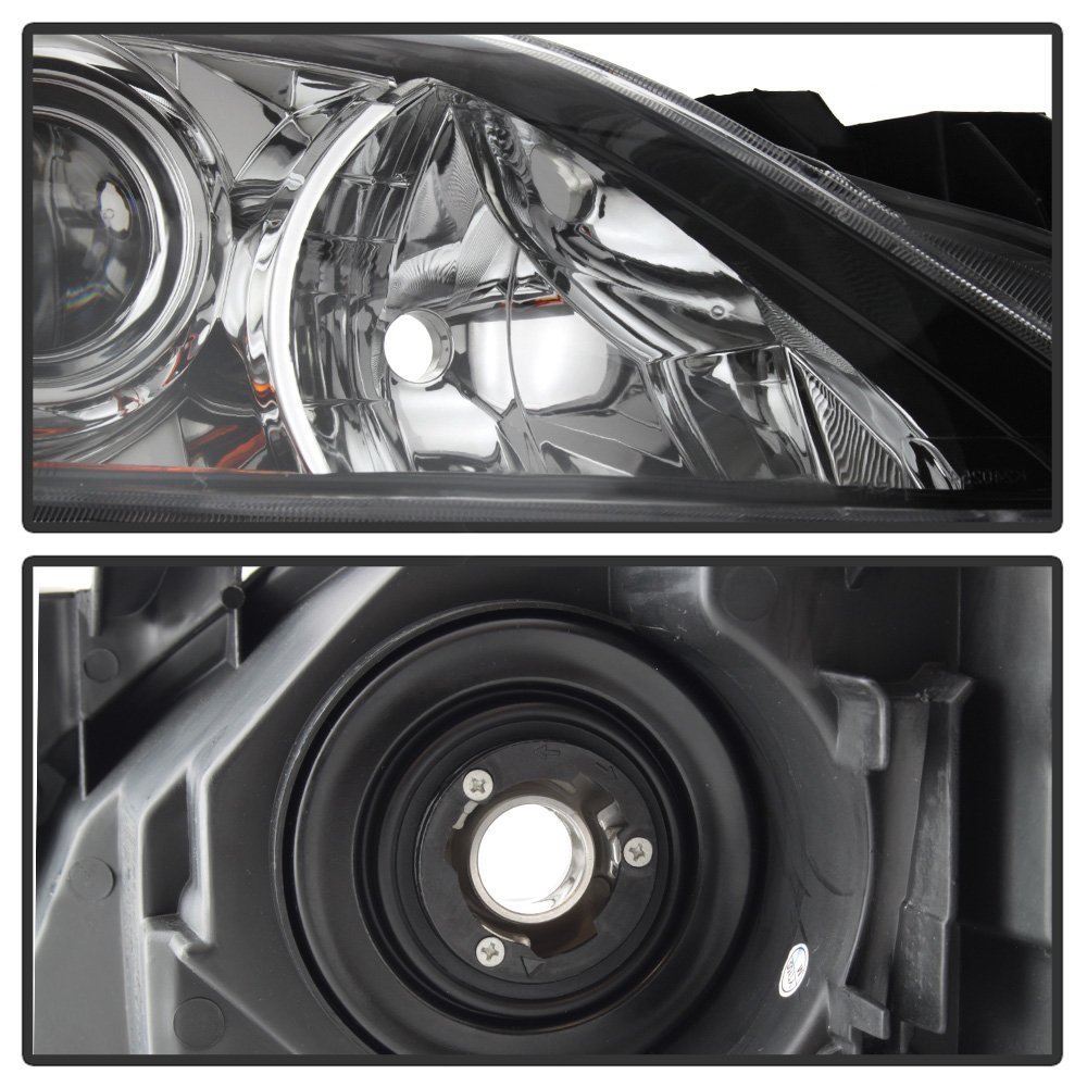 Passenger Side Headlight Assembly For 2010 2013 Mazda 3 Halogen Model Titanium Clear Lens And Chrome Housing Replacement