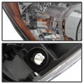 Passenger Side Headlight Assembly For 2010 2013 Mazda 3 Halogen Model Titanium Clear Lens And Chrome Housing Replacement