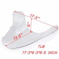 Httmt- Clear Windscreen Windshield Screen Protector For 2000-2001 Cbr 929rr 900rr P N Cfp-1028-3-cl
