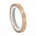 3m 0 375-5-5151 Light Brown Ptfe Glass Cloth Tape -0 To 500 Degrees F Performance Temperature 0 0053 Thick 