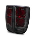 Sppc Dark Smoke Euro Tail Lights Assembly For Chevy Blazer Pair 