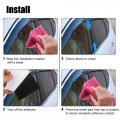 X Autohaux 8 Pcs Door Cover Panel Trim Pillar Posts Exterior Window Anti Scratch Stickers For Nissan Altima 2013-2018 Black