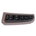 Geluoxi Front Driver Side Door Lock And Power Window Switch Tan Bezel Assembly Replacement For Chevy Avalanche Silverado