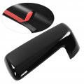 Top Half Mirror Cover Trim Left Right Outer Rearview Wing For Silverado 1500 2019a 2022 Glossy Black