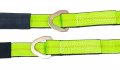 V Bridle Strap 2 In X 6 Ft With Snap Hooks Cordura Sleeve And Axle Straps D Ring Middle For Car Hauler Rollback Flat Bed Tow 