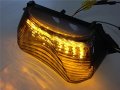 Smoke Led Tail Light Turn Signal For 1998 2005 Super Hawk Vtr1000 Vtr1000f Integrated Brake And Running Lights Abs Plastic