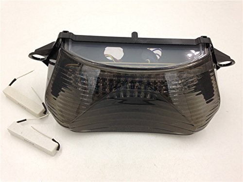 Smoke Led Tail Light Turn Signal For 1998 2005 Super Hawk Vtr1000 Vtr1000f Integrated Brake And Running Lights Abs Plastic