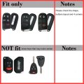 Key Fob Cover Case For Dodge Challenger Charger Dart Durango Rt Srt Hellcat Journey Hornet Viper And Jeep Cherokee Compass