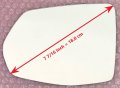 Mirror Glass For 2020 2026 Cadillac Xt4 Xt5 Xt6 Chevy Blazer Driver Side Left Lh With Full Size Adhesive 7 16 In Diagonal