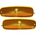 Chevy Express 1500 Side Marker Lights 996-2002 Pair Driver And Passenger W Sealed Beam Lamps 1-piece Design Gm2550152 Gm2551152 