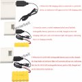 Heyiarbeit Sm-2p Positive Usb Charger Cable For Rc Car 6v 250ma Ni-mh Ni-cd Battery 2pcs