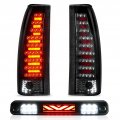 Tail Light 3rd Third Brake Lamp For Chevy Gmc C1500 K1500 88-99 C2500 C3500 K2500 K3500 88-00 Blazer 92-94 Silverado 94-98 