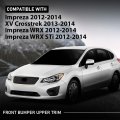 Mesh Grill For Suabru Impreza 2012-2014 Fit Subaru Wrx Wrx Sti Xv Crosstrek 2013-2014 J1010fj000 Front Bumper Grille Assembly