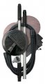 Hyde 9-inch Round Dust-free Sander With Two-piece Lightweight Extension Pole Pivoting Head For Walls Or Ceilings Included 6 