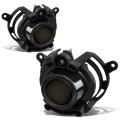 Pair Of Bumper Driving Projector Fog Lights Smoked Lens Compatible With Cadillac Cts Buick Envision Chevy Malibu 08-17