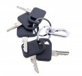 Jeenda 5pcs Ignition Keys Am131841 For John Deere 300 400 Gt Gx Lx Series 130 160 165 Gator 4x2 6x4 Key