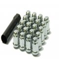 Muteki 41886c Chrome 12mm X 1 5mm Closed End Spline Drive Lug Nut Set With Key Set Of 20 