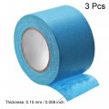 Uxcell 3pcs 50mm 2 Inch Wide 20m 21 Yards Masking Tape Painters Rolls Light Blue