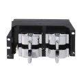 Power Window Switch Front Driver Side For Oldsmobile Custom Cruiser 1991 1992 Chrome 4 Buttons Replaces 10099013 19207201 