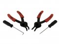 Reversible Snap Ring Pliers 10 Piece Kit