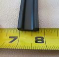 Black Rv Camper Trailer Thick Vinyl Insert Trim Mold Flexible Screw Cover 0 75 In X 24 Ft 