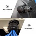 Baluue 20pcs Cable Connector Wire Parts Fixing Head Entry Gland Nylons Joints Gland Grand M32 Plastic