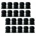 Baluue 20pcs Cable Connector Wire Parts Fixing Head Entry Gland Nylons Joints Gland Grand M32 Plastic