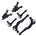 6pc Set Front Suspension Kit Fit 1997-2000 For Mitsubishi Montero 1997-2004 Sport Inner Outer Tie Rod End Lower Ball Joint 