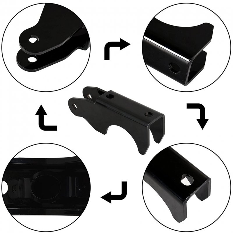 Left Right Rear Lower Shock Mounts On Axle Replacement For 1999-2005 Ford F250 F350 Super Duty