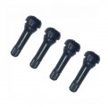 Wakauto 4 Pieces Rubber Stem Snap Alloy Pneumatic